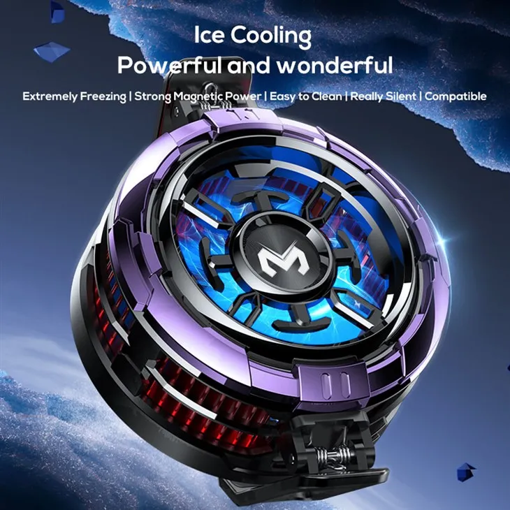 MEMO CX08 Pro 15W Hight Power Gaming Phone Cooler Type C Mobile Phone Cooling Fan high quality